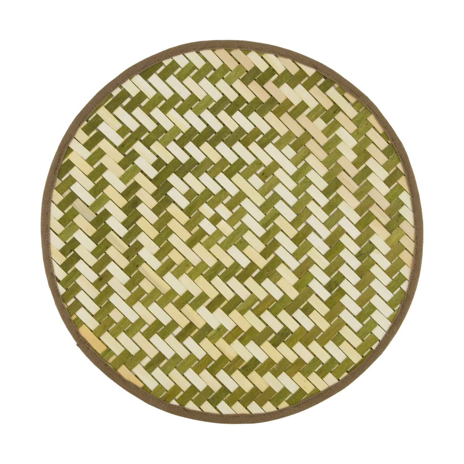 Placemat chip wood 38x38x0.4cm