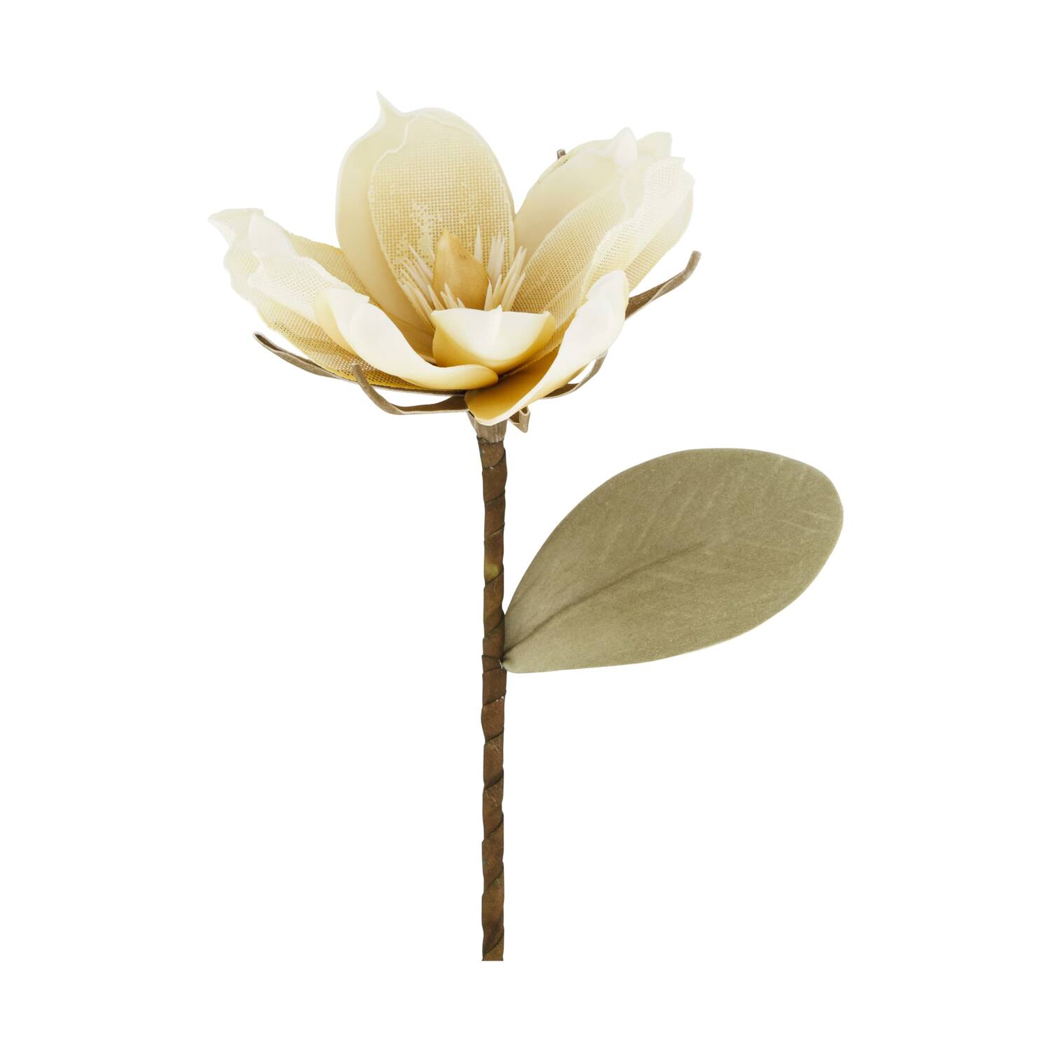 Flower magnolia jute 77x18x18cm
