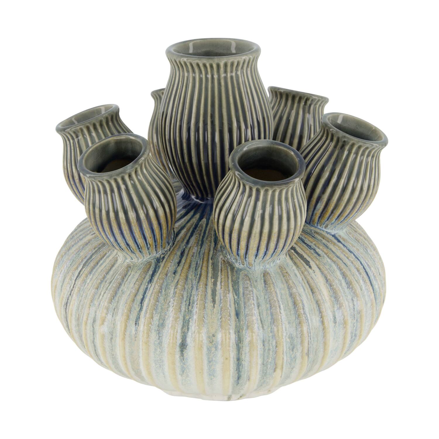 Vase ceramic 25x25x25cm - White