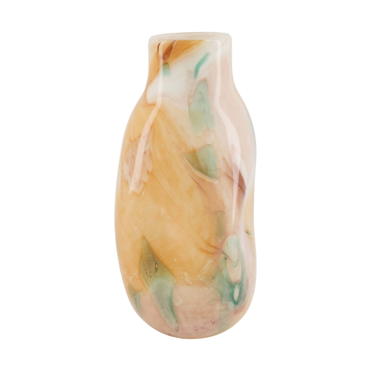 Vase glass 17.5x17.5x33cm - Multi