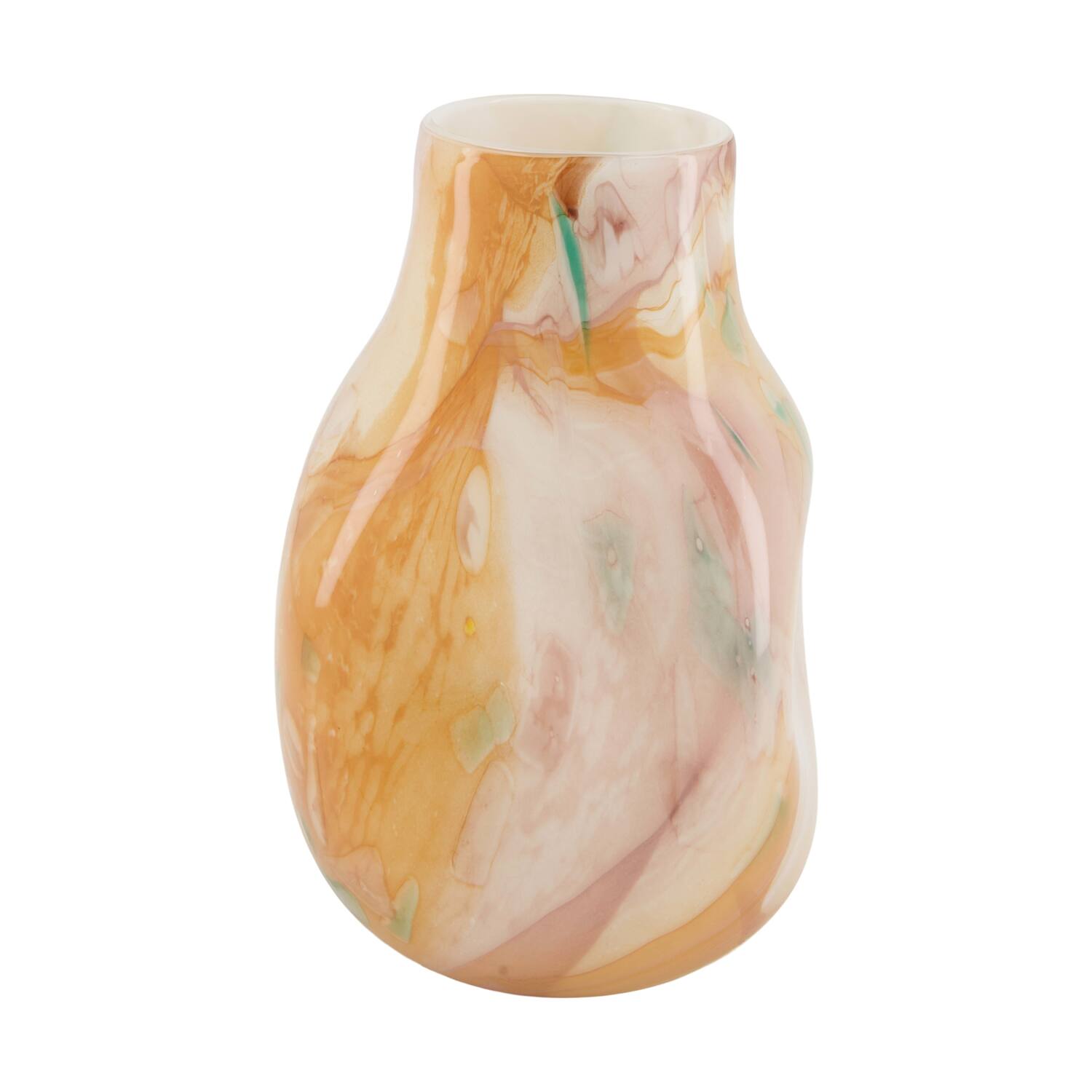 Vase glass 17x17x25cm - Multi