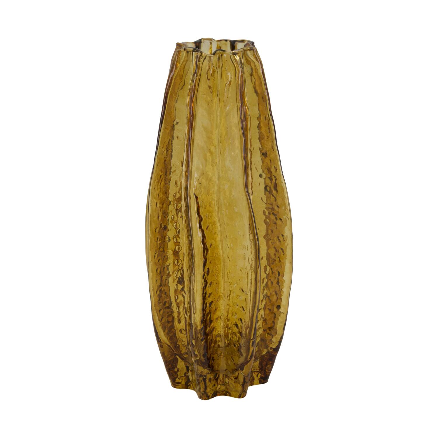 Vase glass 13.5x13.5x29.5cm