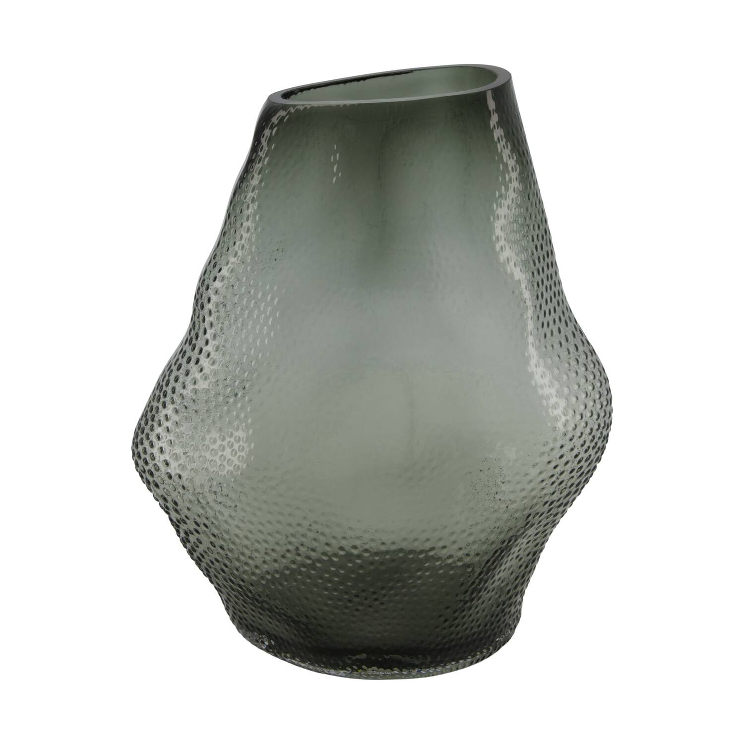 Vase glass 25x25x30cm