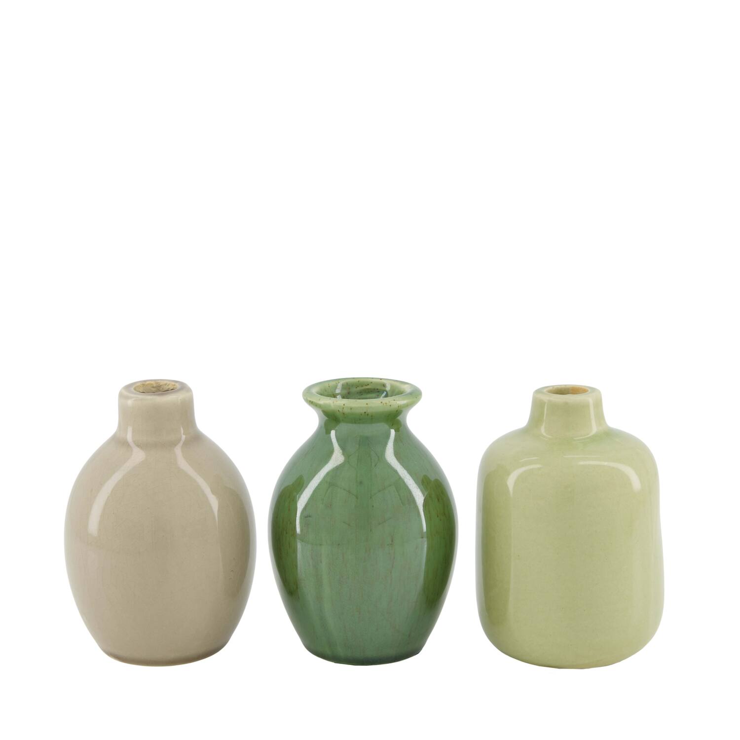 Vase ceramic 7.5x7.5x10cm  - Multi