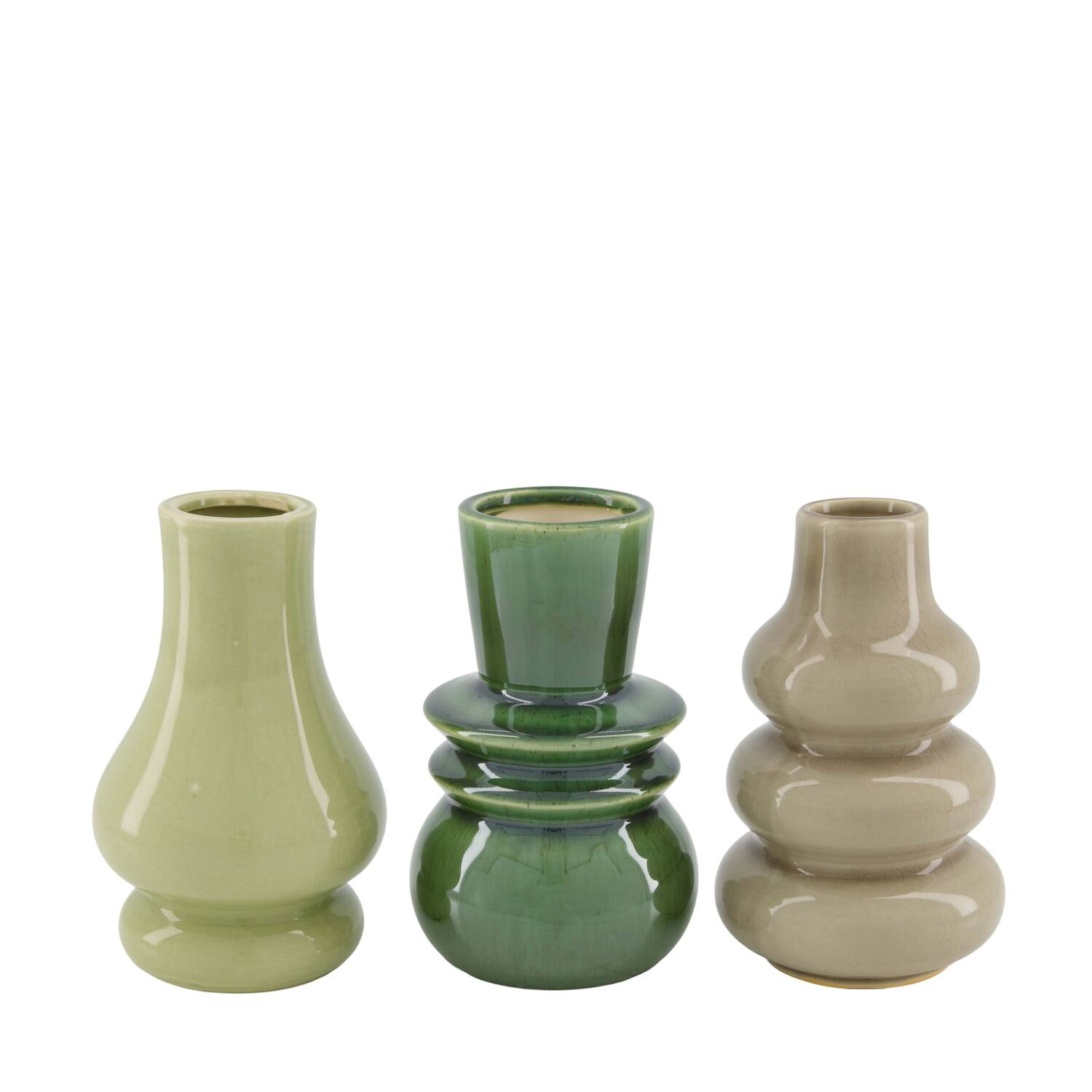 Vase ceramic 10x10x16cm  - Multi
