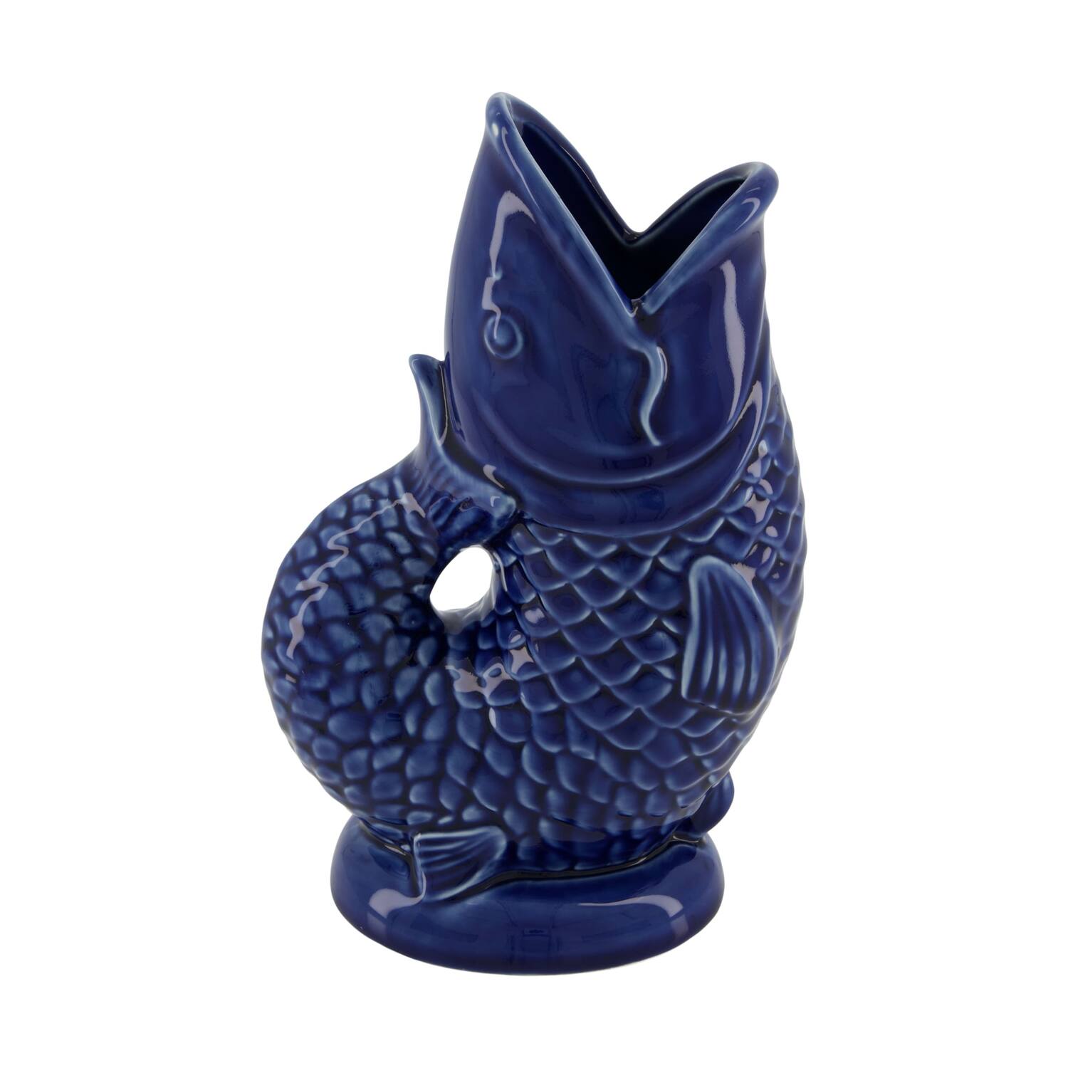 Vase fish porcelain 16.5x11x25.8cm