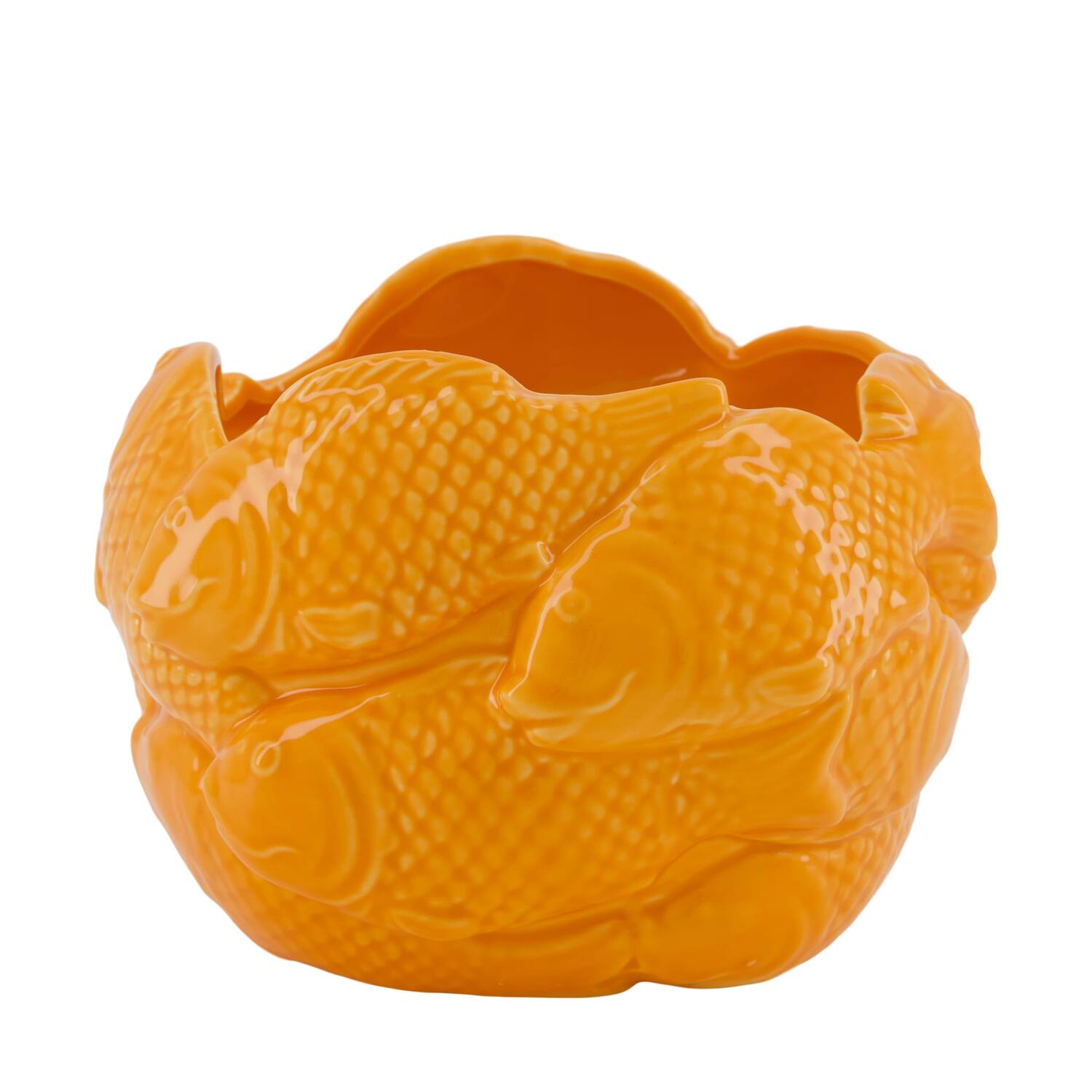 Planter fish porcelain 17.5x17.3x12.3cm