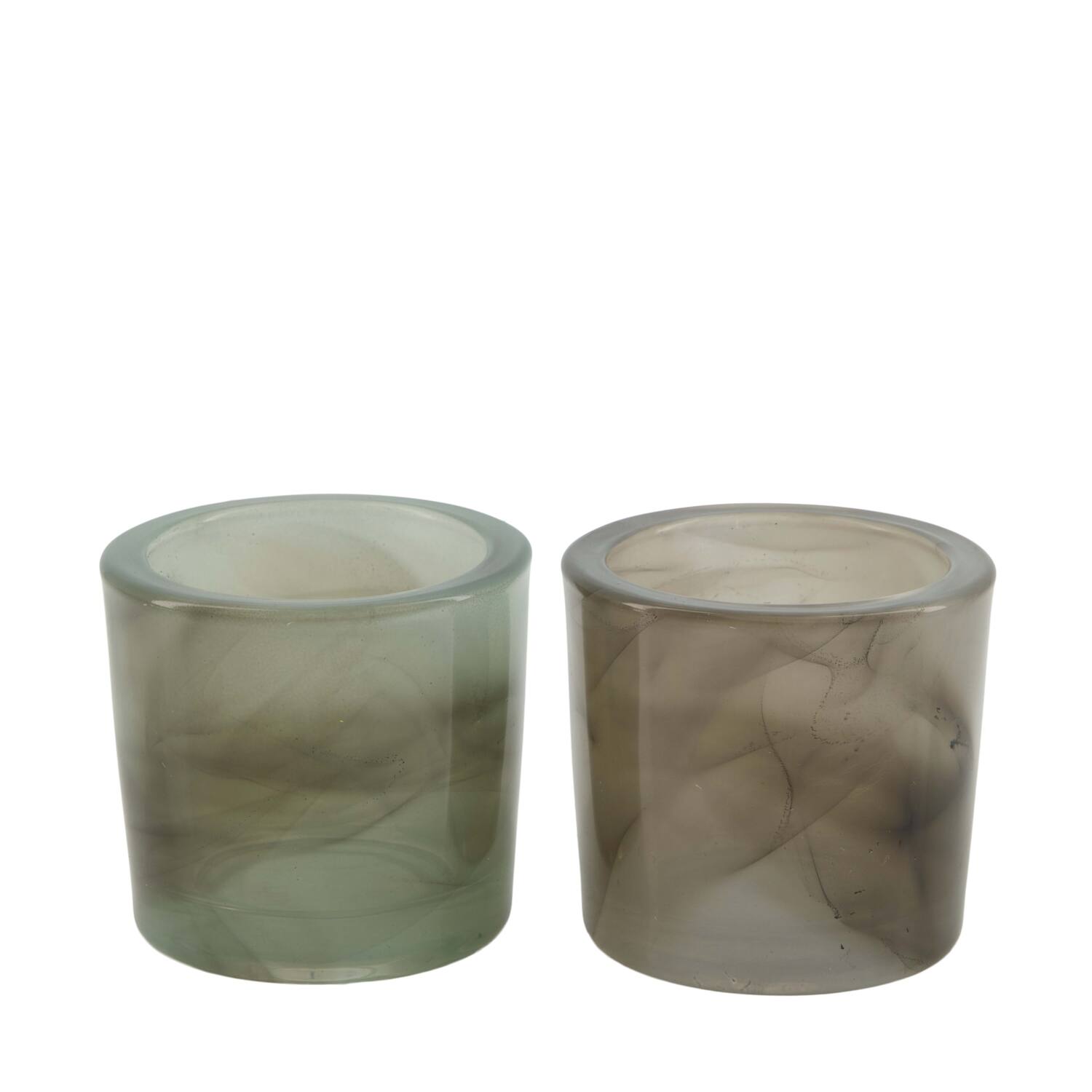 Tealight holder glass 6.5x6.5x6cm A/2