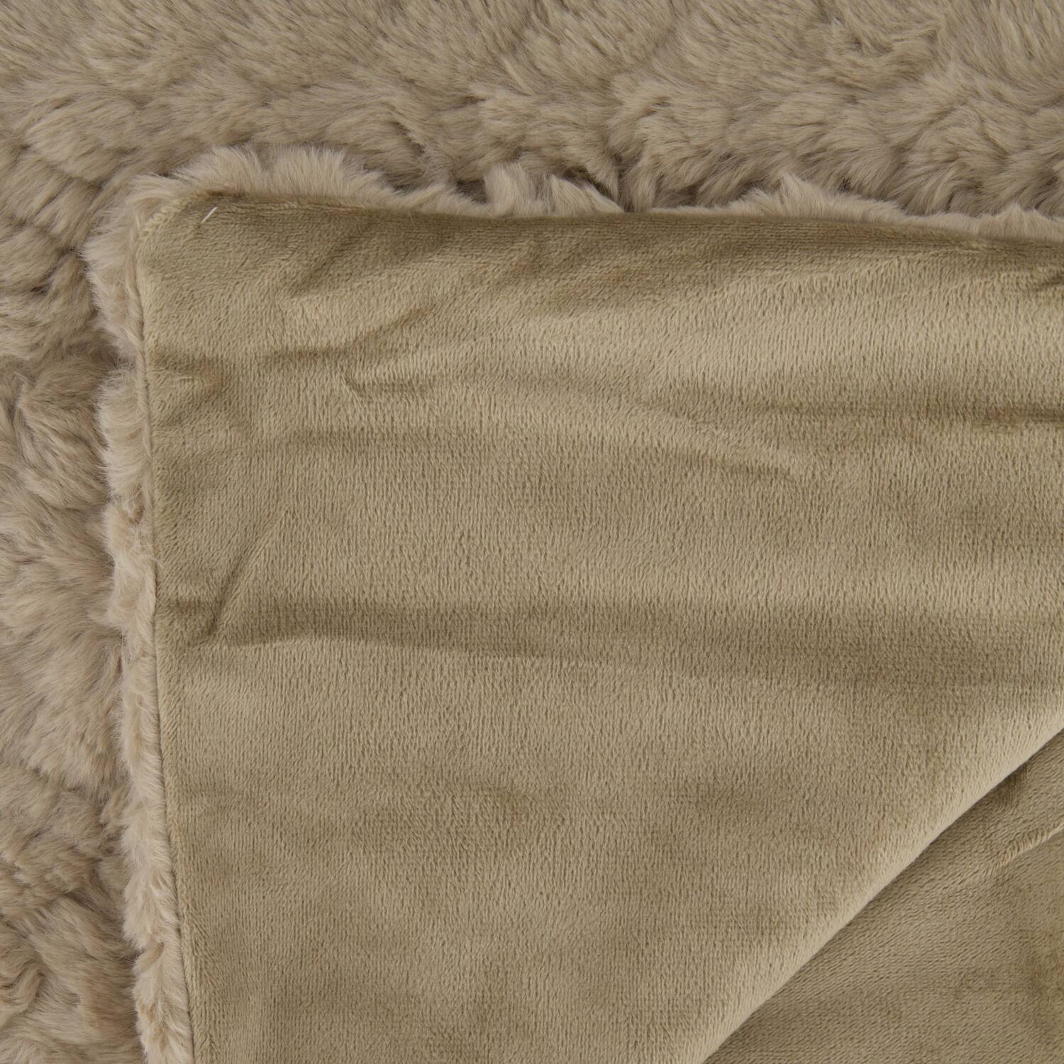 Plaid honeycomb polyester 170x130x2cm