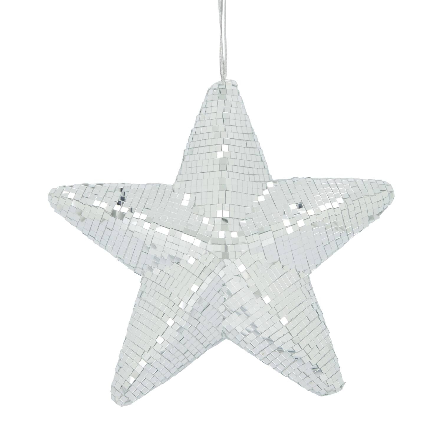 Hanger star disco foam with hanger 38x38x10cm