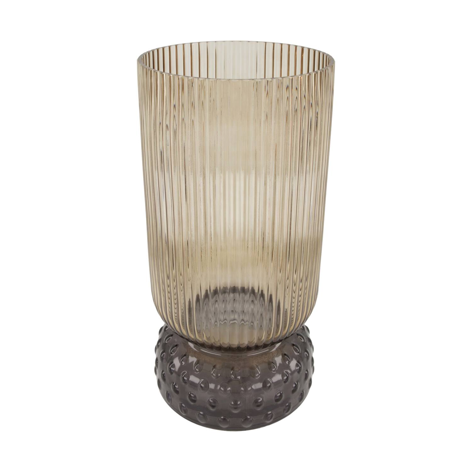 Vase glass 20x20x40cm