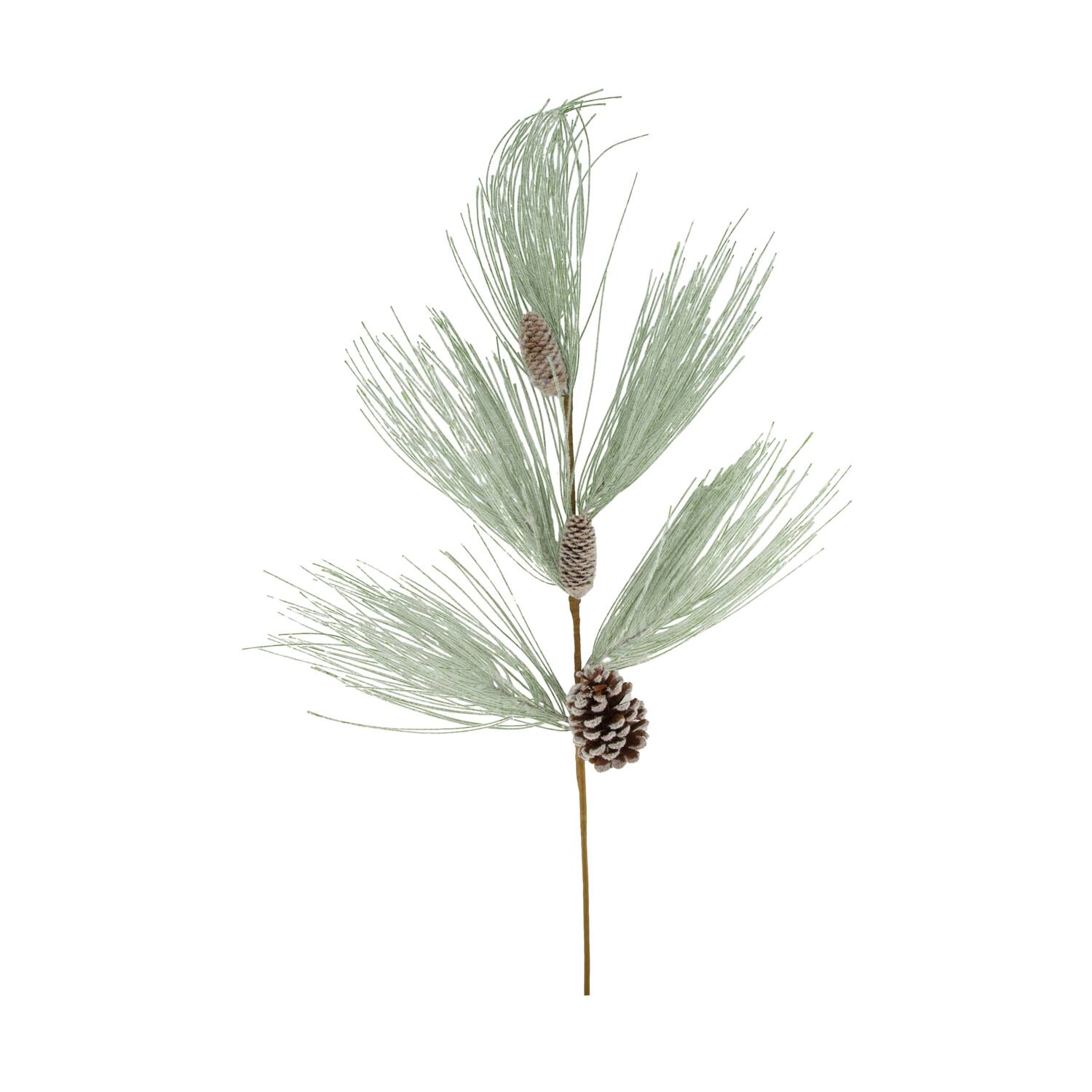 Branch pine needle with pine cones artificial 117x30x5cm