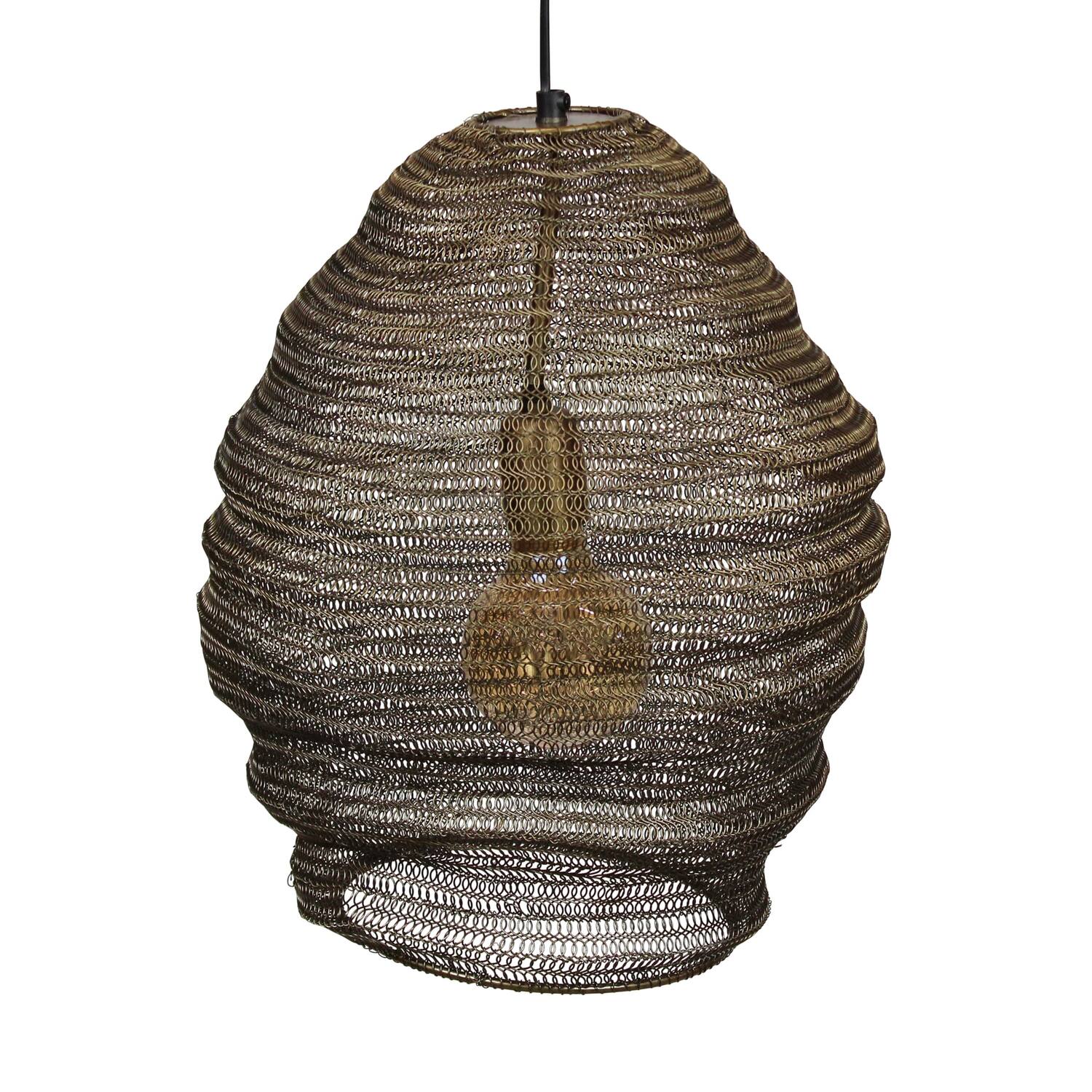 Ceiling light oval metal 37x37x40cm