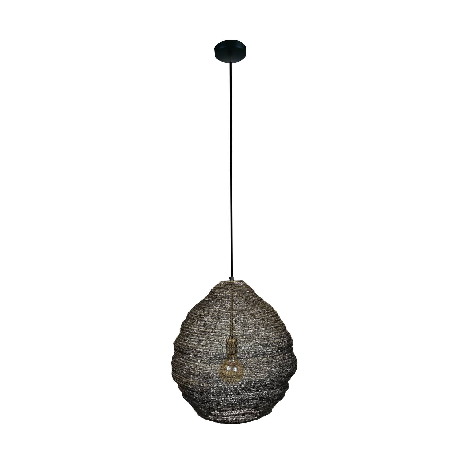 Ceiling light oval metal 47x47x46cm