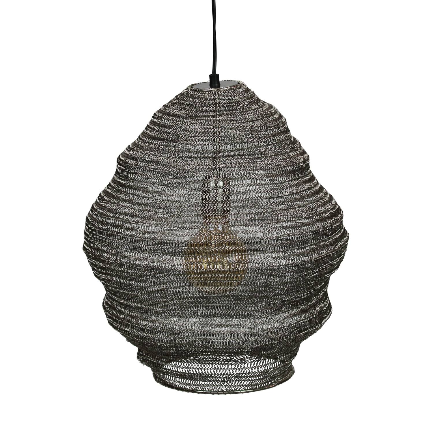 Ceiling light oval metal 37x37x40cm