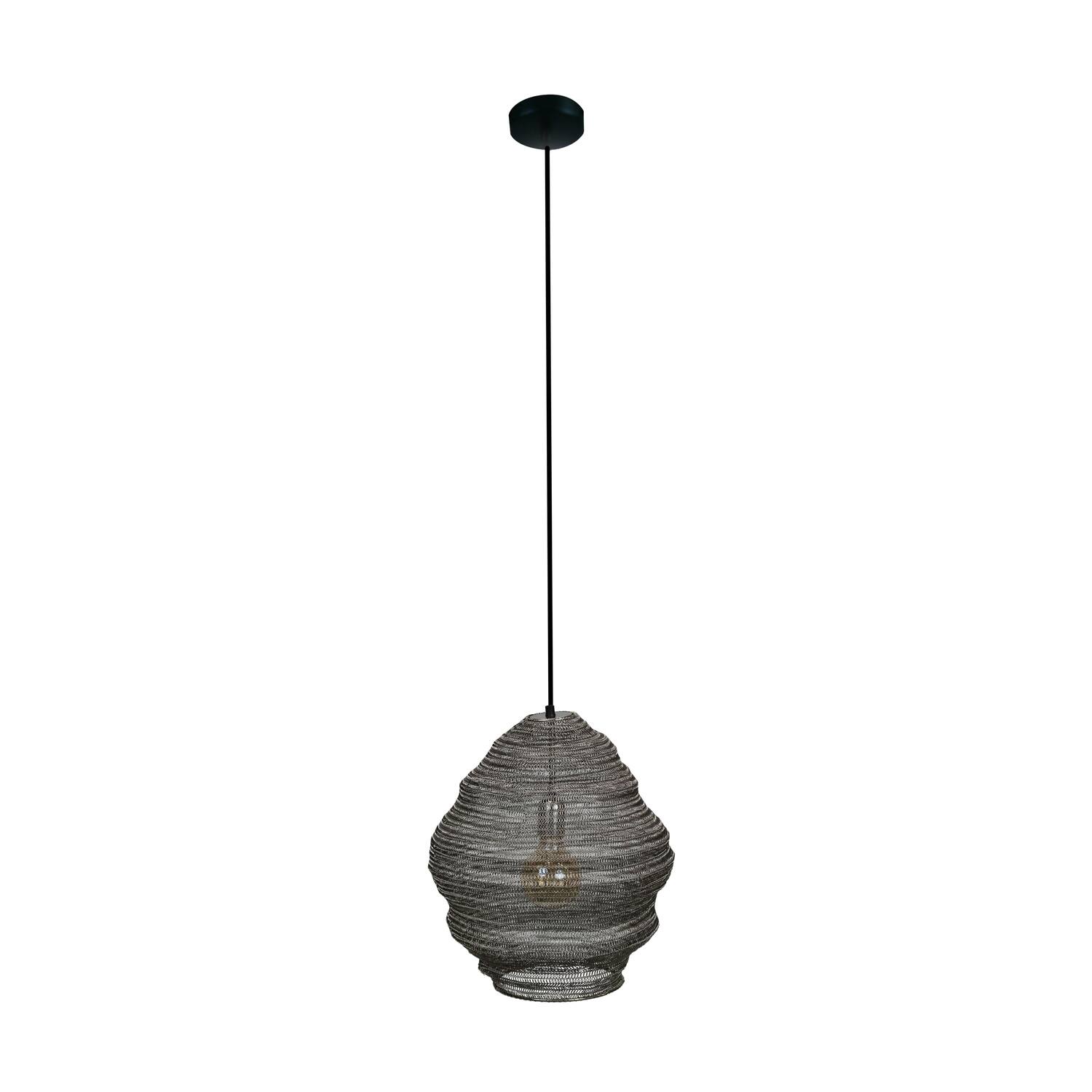 Ceiling light oval metal 37x37x40cm