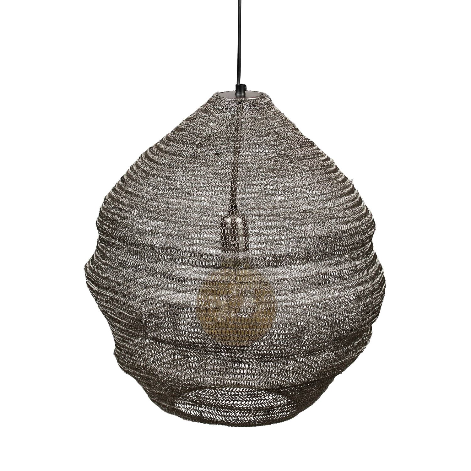 Ceiling light oval metal 47x47x46cm