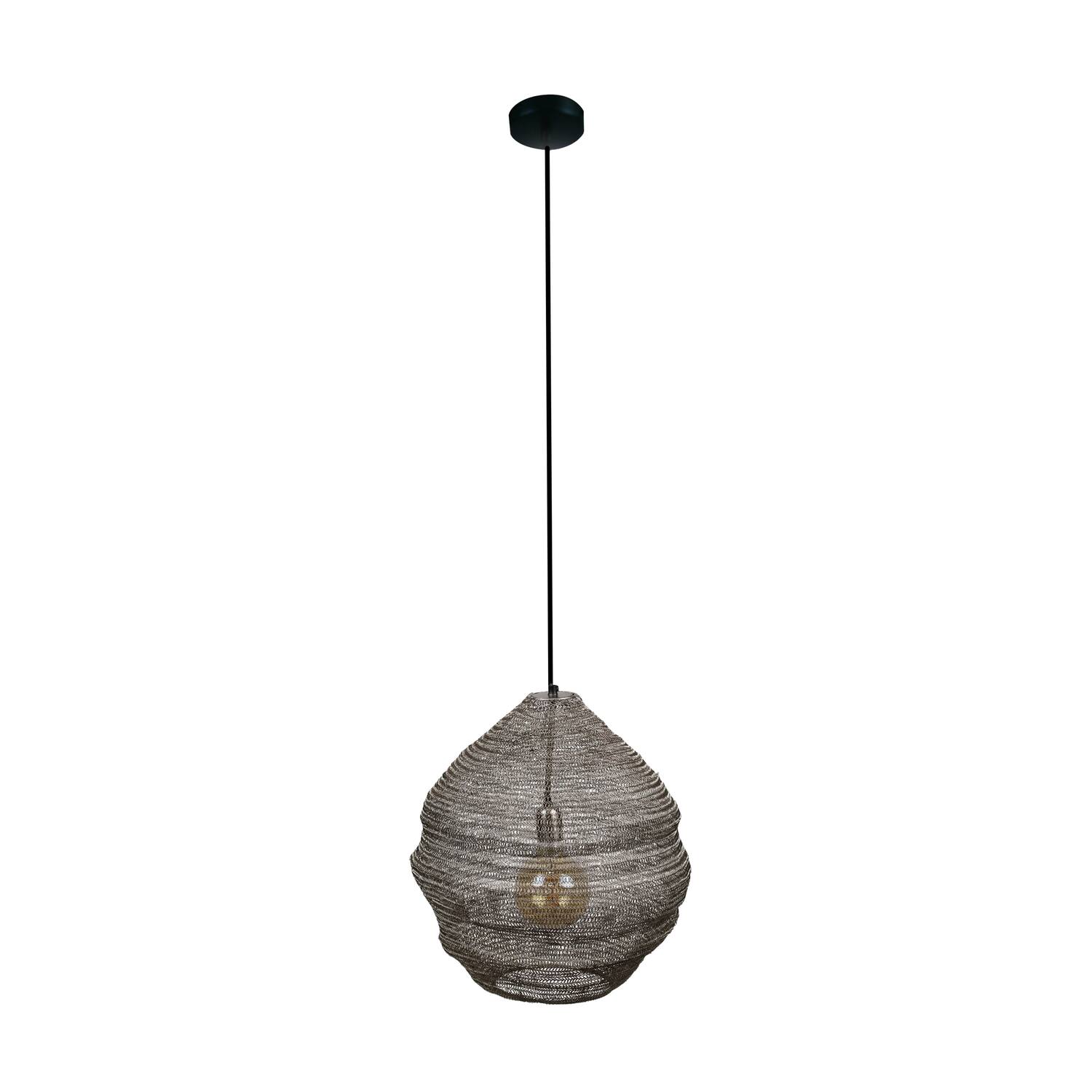 Ceiling light oval metal 47x47x46cm