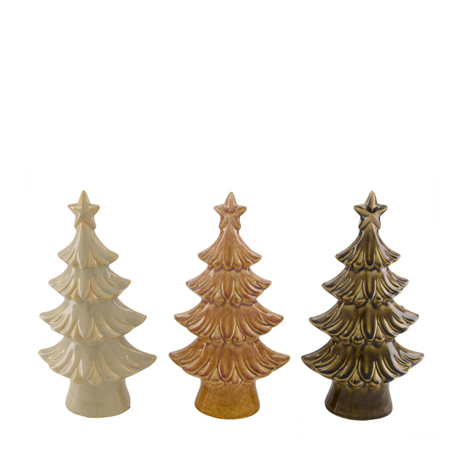 Statue tree ceramic 17x8.5x31cm - Multi