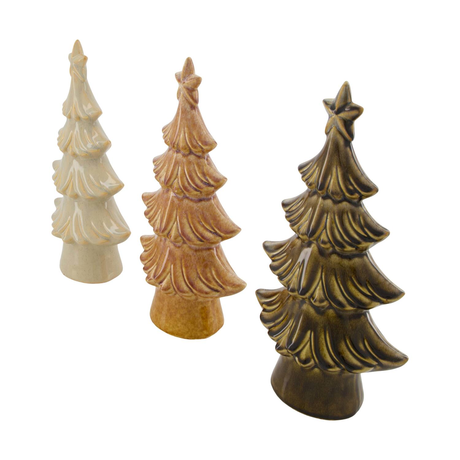 Statue tree ceramic 17x8.5x31cm - Multi