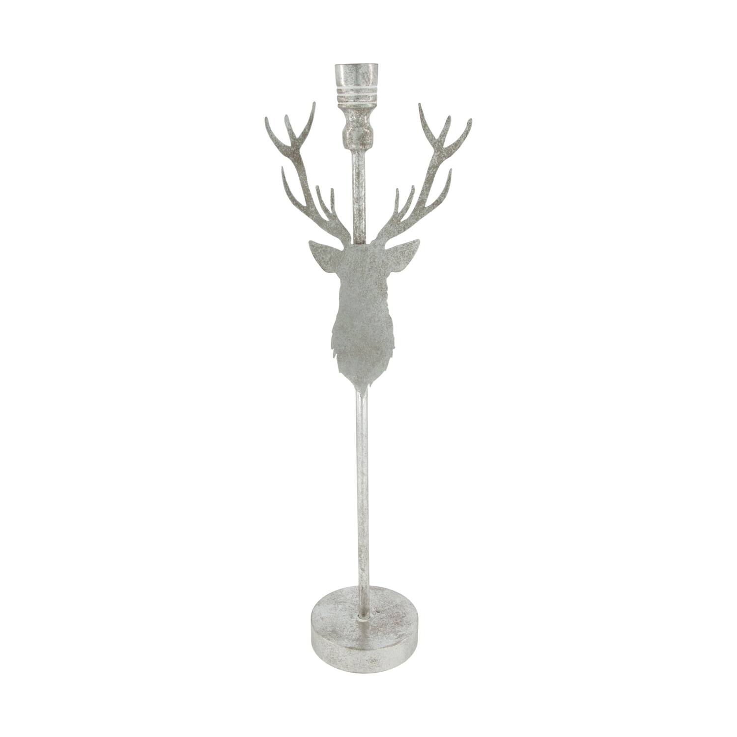 Dinnercandle holder deer metal 16x10.5x51.5cm