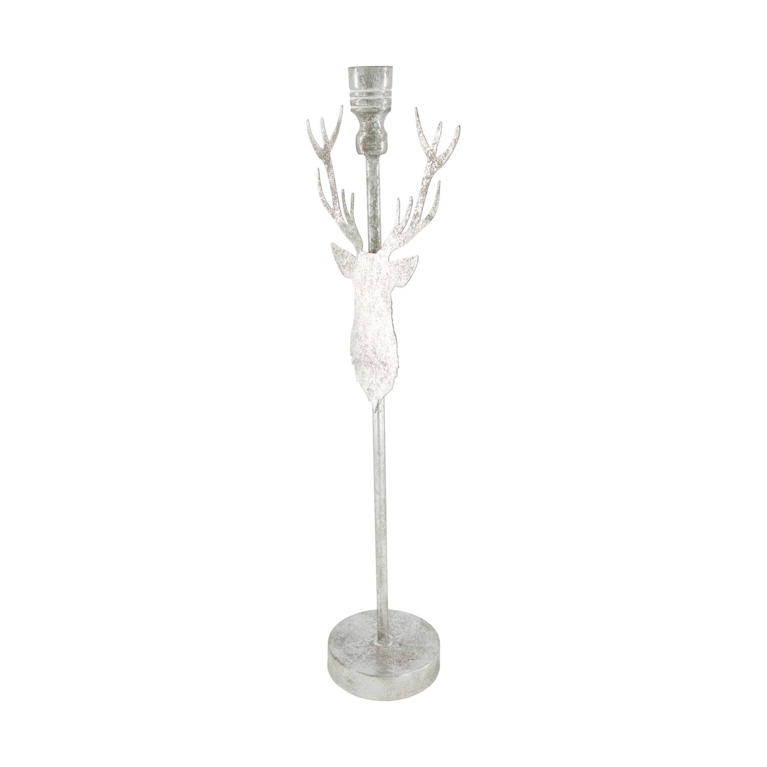 Dinnercandle holder deer metal 16x10.5x51.5cm