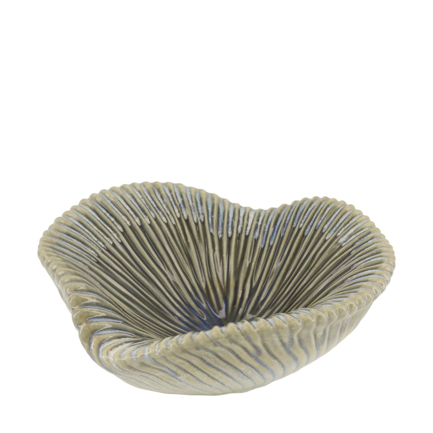 Bowl ceramic 26x26x10cm - Grey