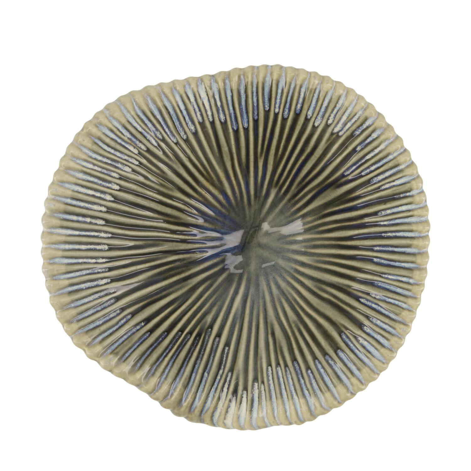 Bowl ceramic 26x26x10cm - Grey