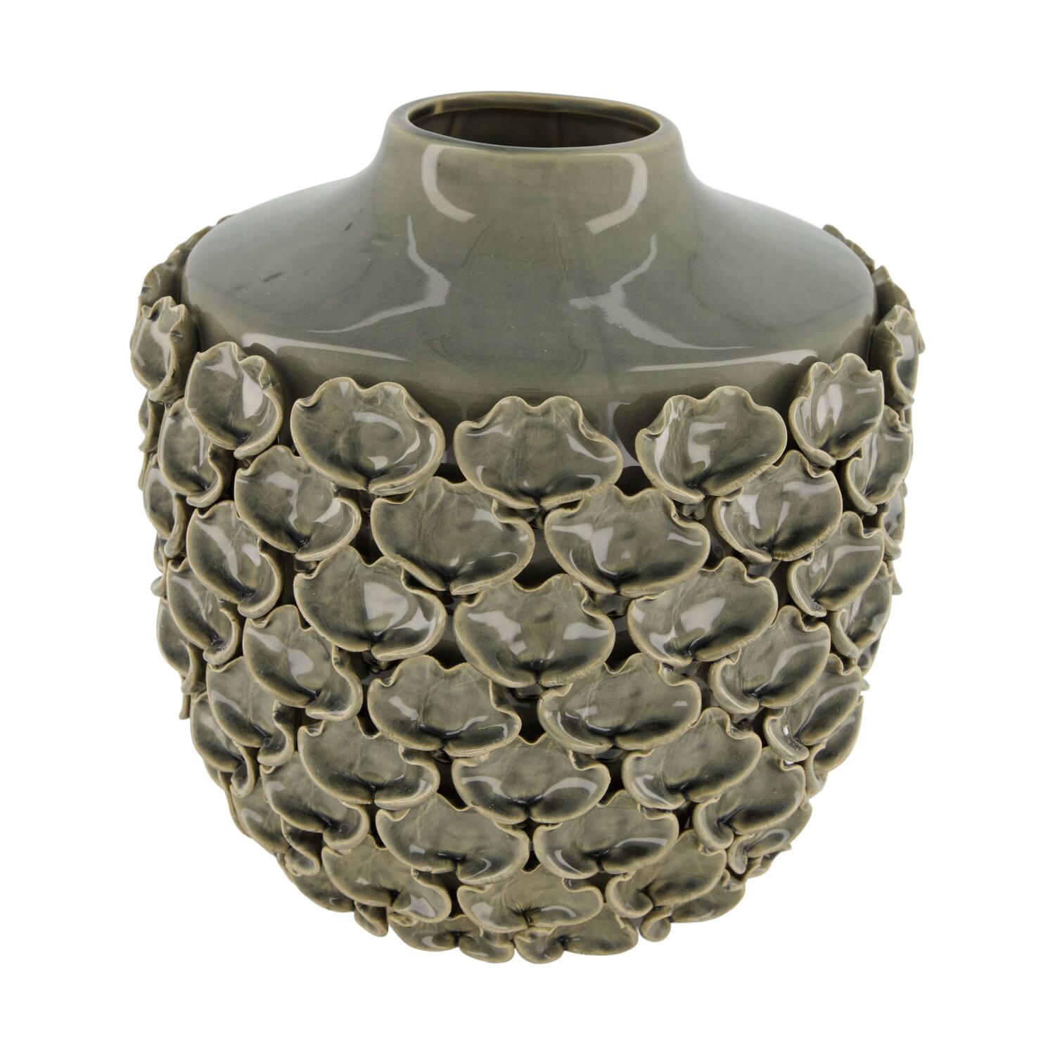 Vase round ceramic 30.5x30.5x30cm