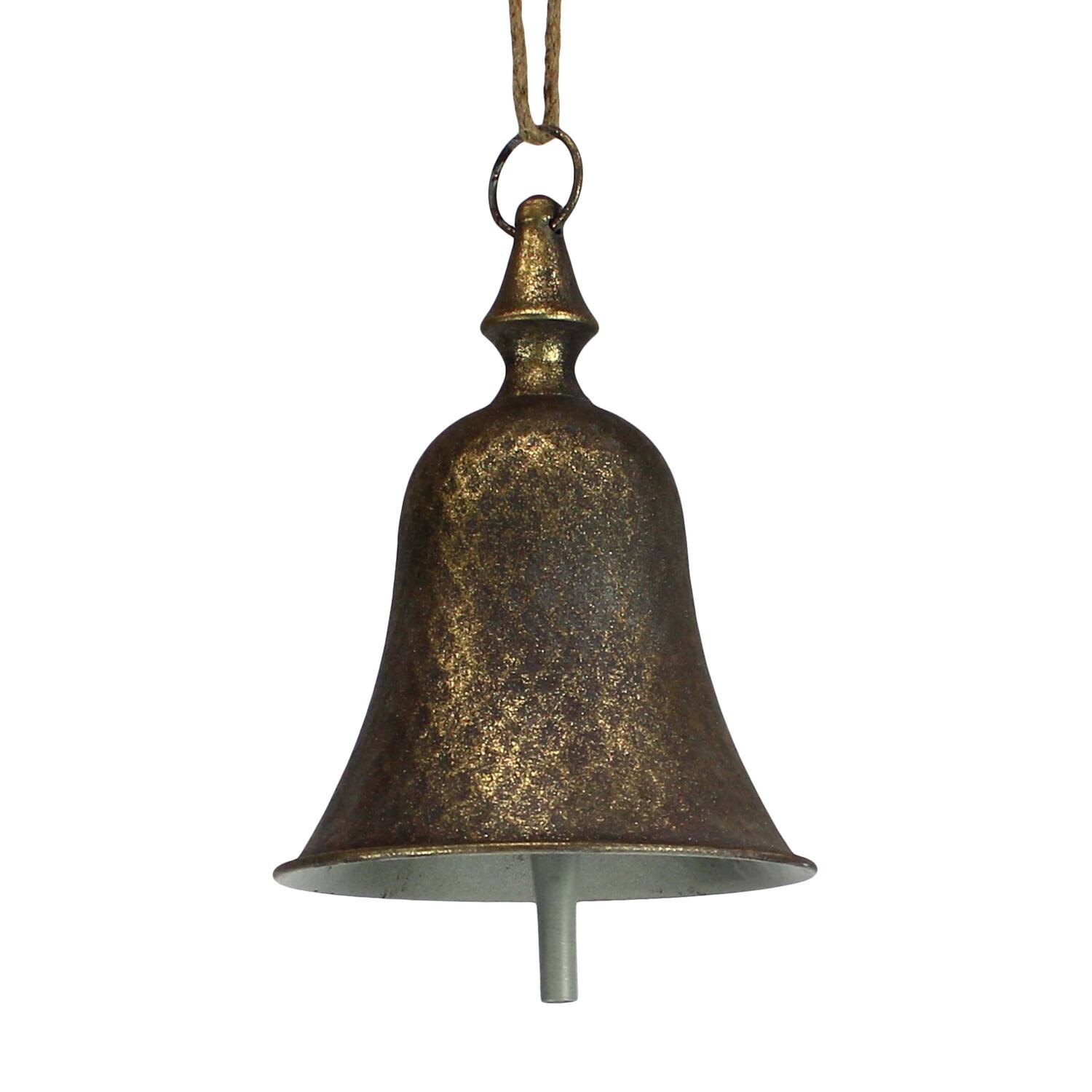 Hanger bell metal 18x18x23cm - Gold