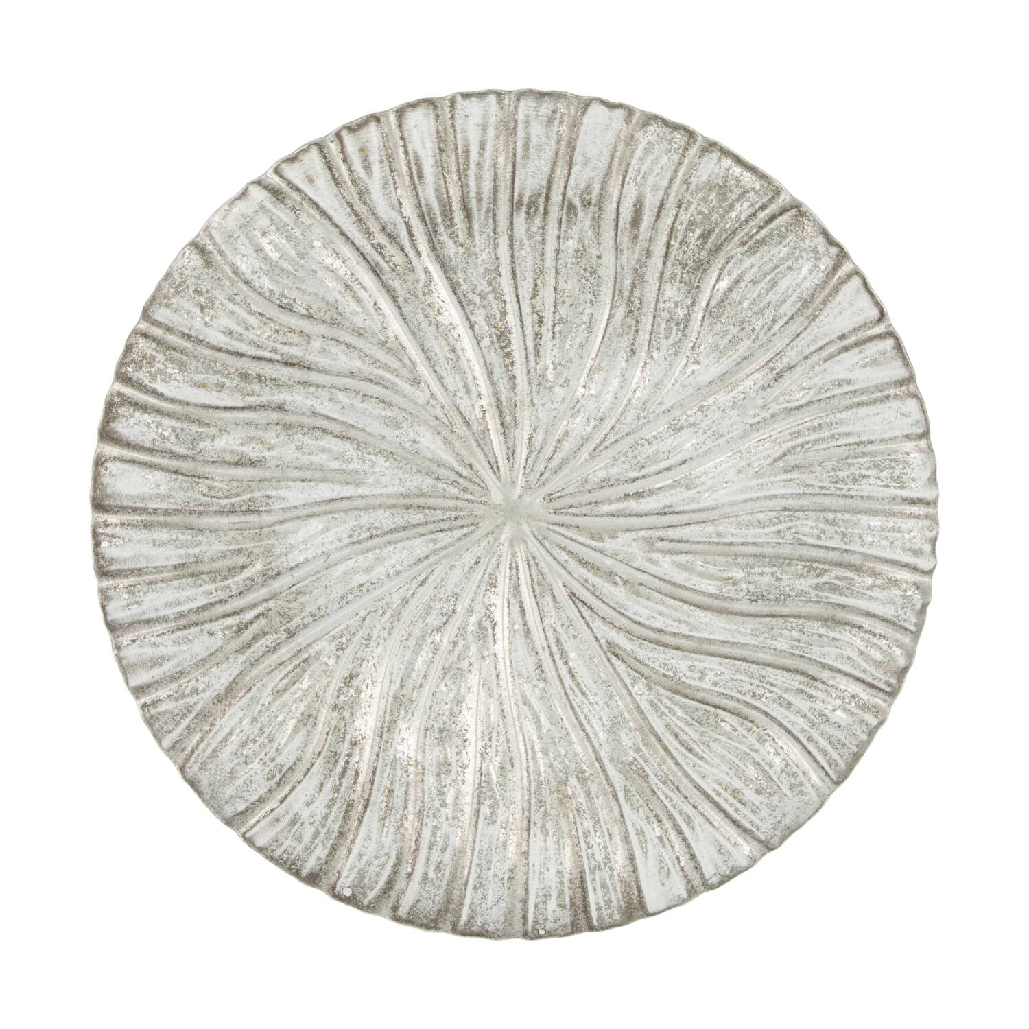 Tray round metal 27x27x2cm