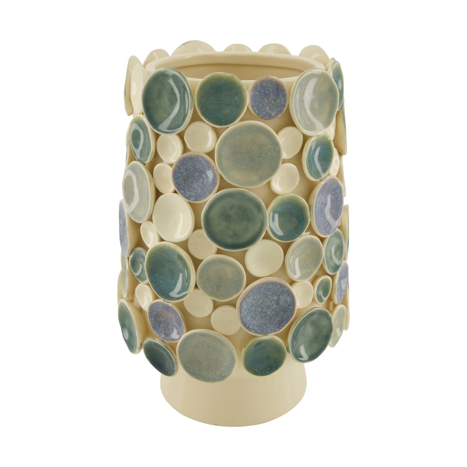 Vase ceramic 23x23x35.5cm - White