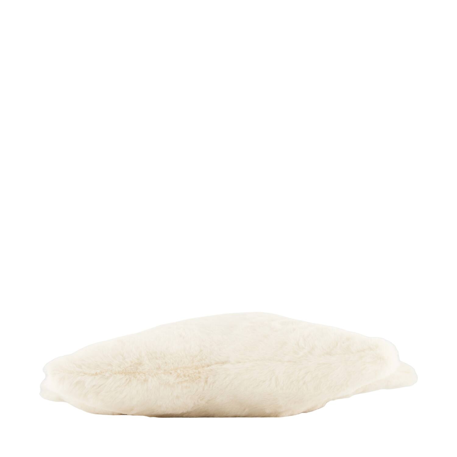 Cushion star furry polyester 45x45x8cm