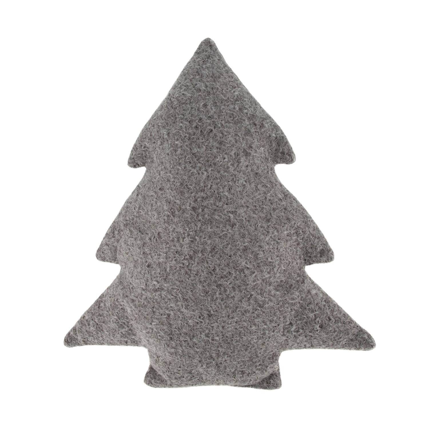 Cushion tree polyester 45x40x8cm - Grey