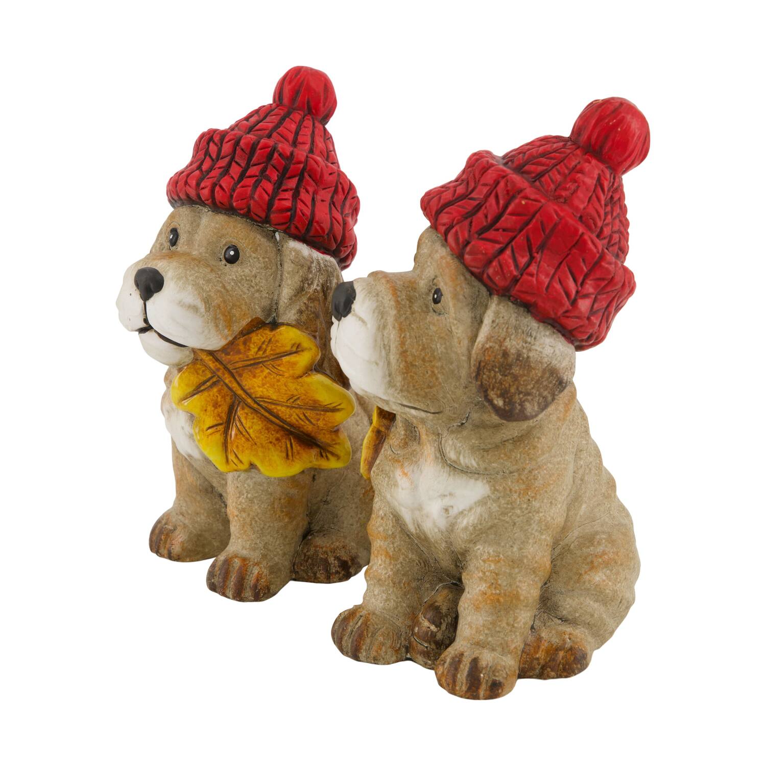 Figurine dog ceramic 11x13.5x19.5cm  - Brown
