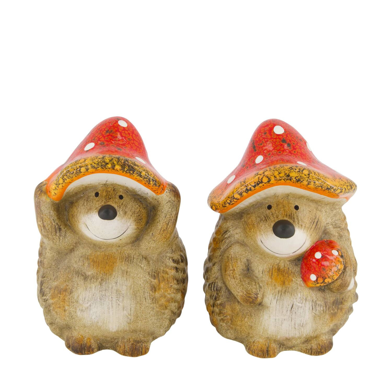Figurine hedgehog ceramic 13x12.5x18cm A/2