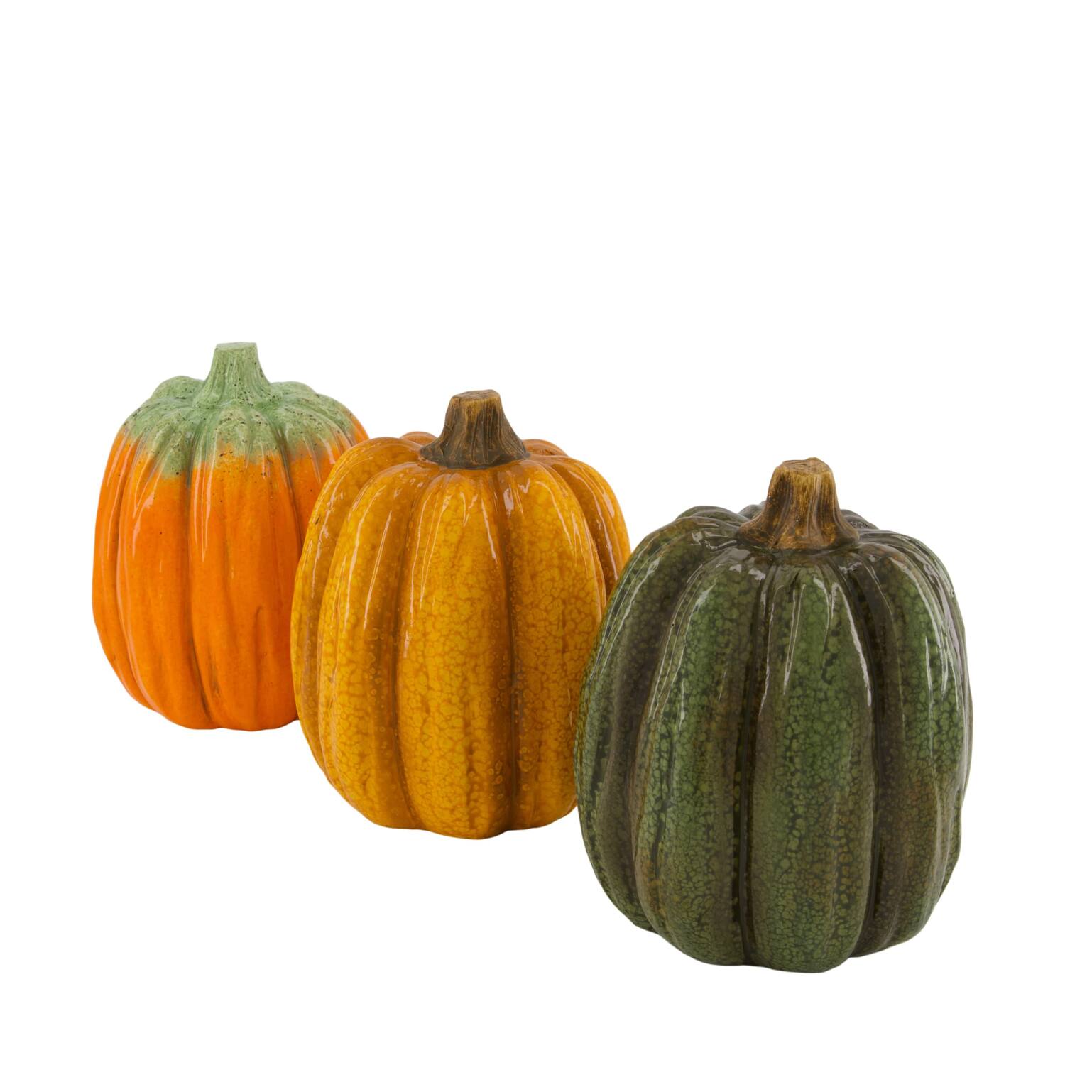 Pumpkin ceramic 13.5x13.5x17cm  - Multi