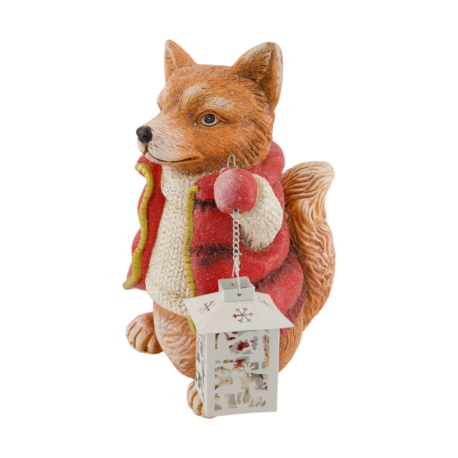 Figurine fox magnesium 23x22.5x34cm - Multi