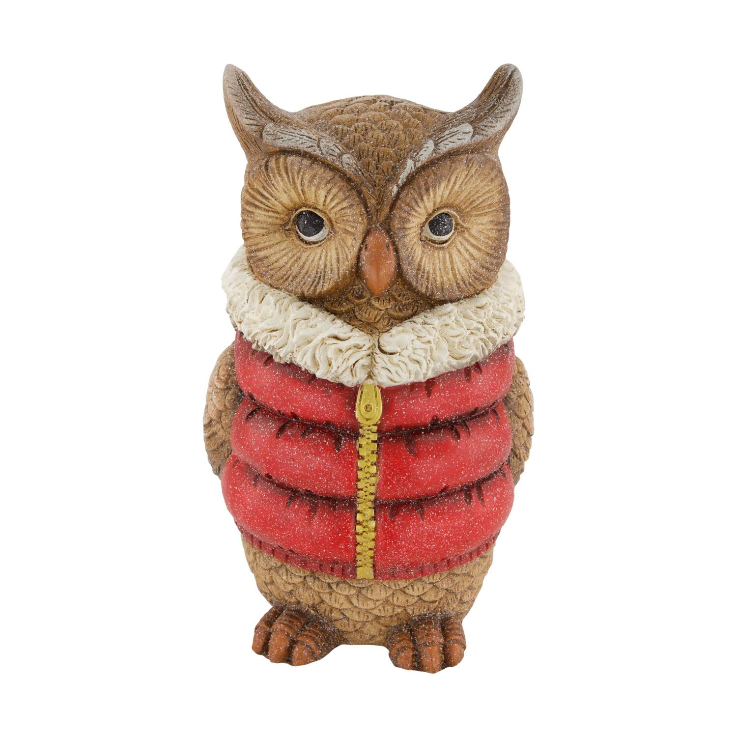 Figurine owl magnesium 21x19x35cm
