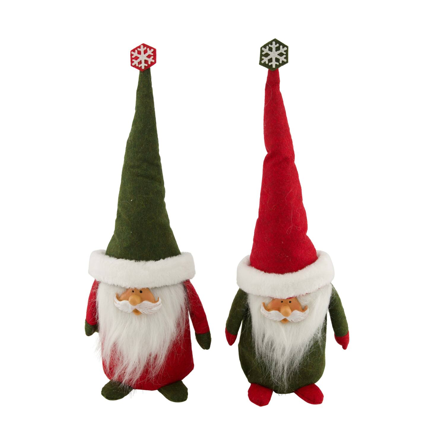 Figurine santa fabric 18x13x50cm C/2