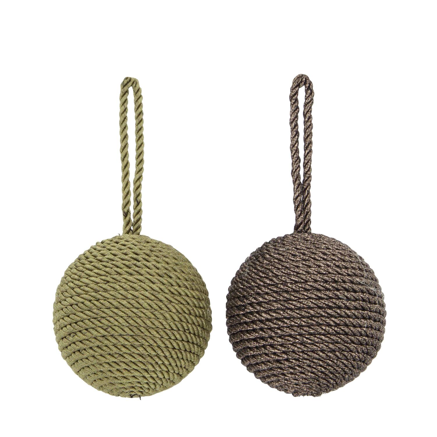 Bauble fabric 10x10x10cm C/2