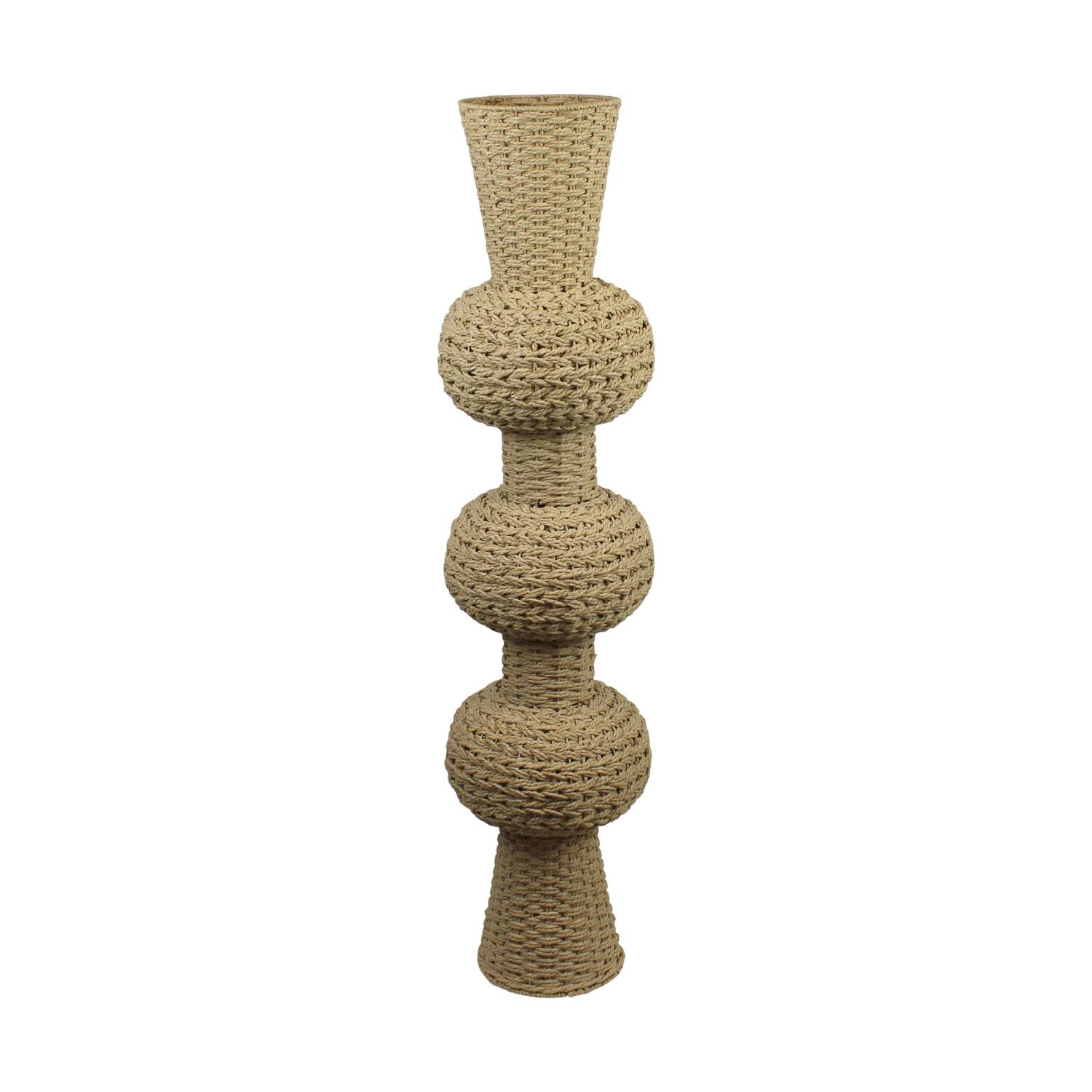 Statue paper rope 28x28x118cm - Natural
