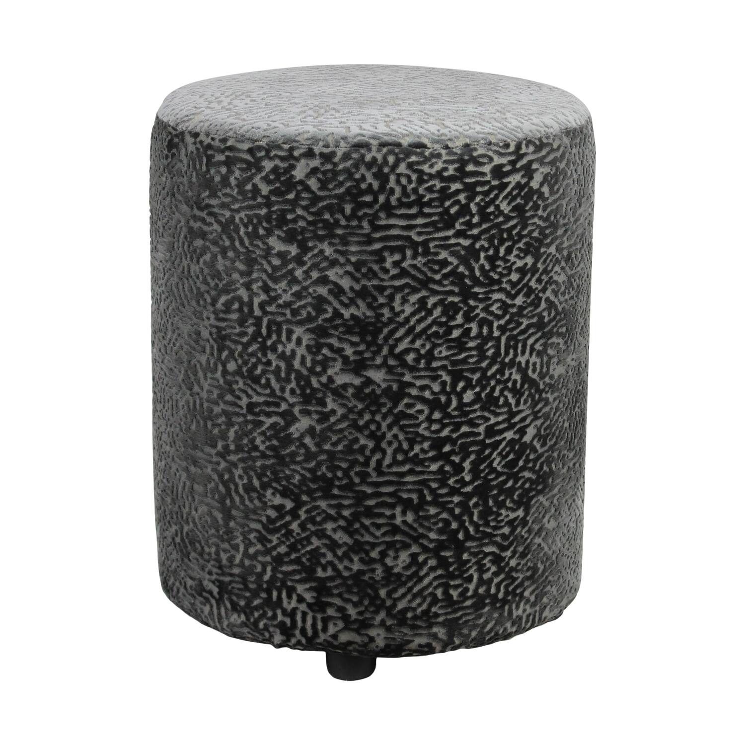 Pouf round fabric 38x38x48cm