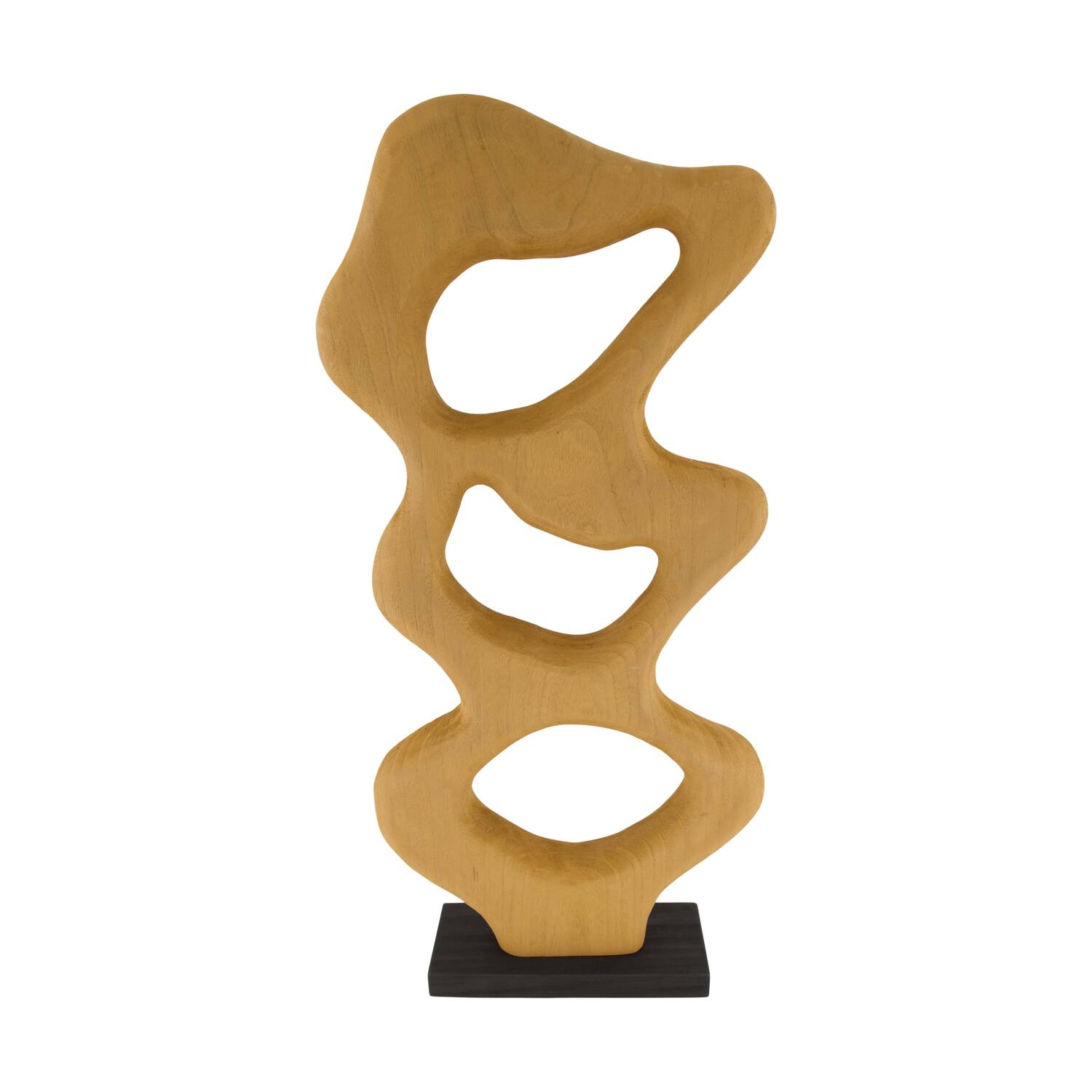 Statue organic paulownia wood 28x9x58cm
