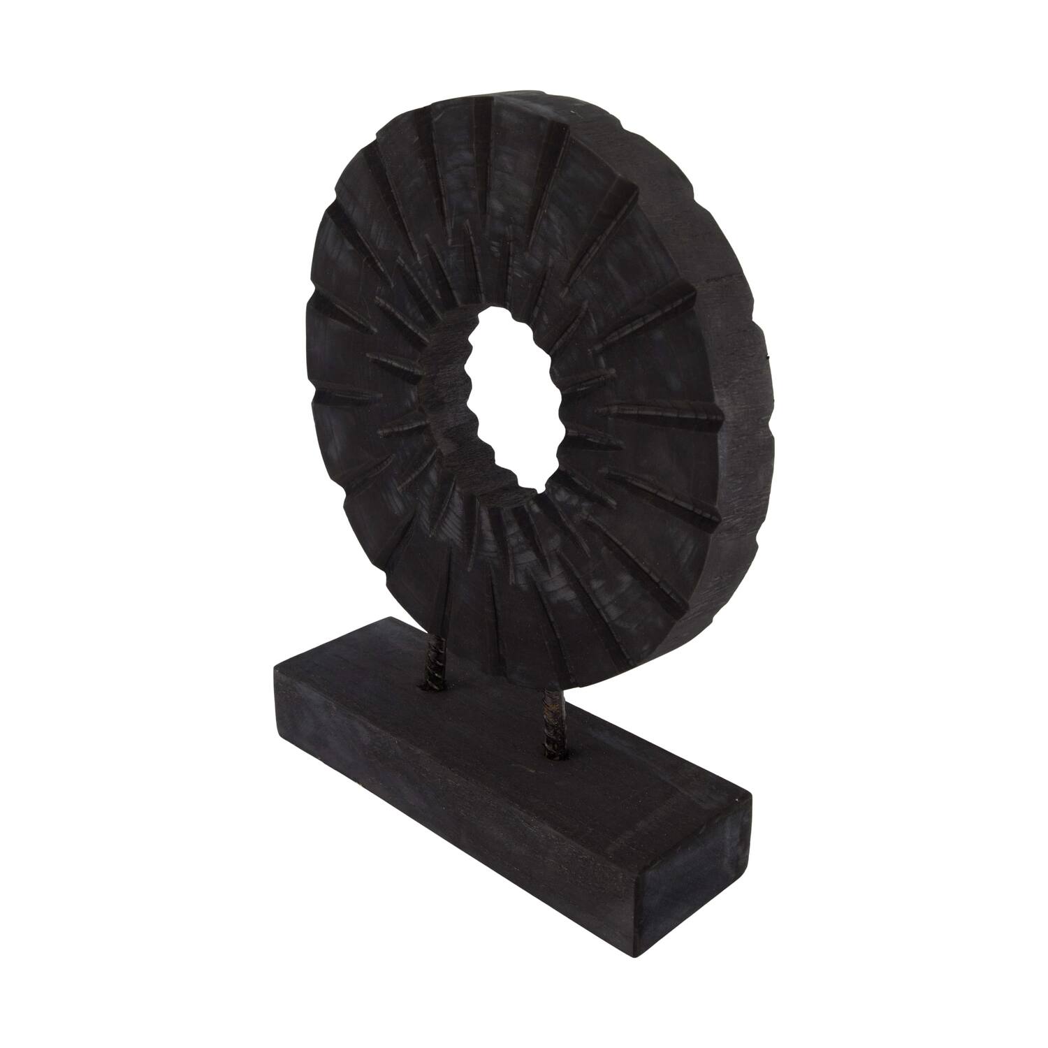 Statue round paulownia wood 28x9x38cm