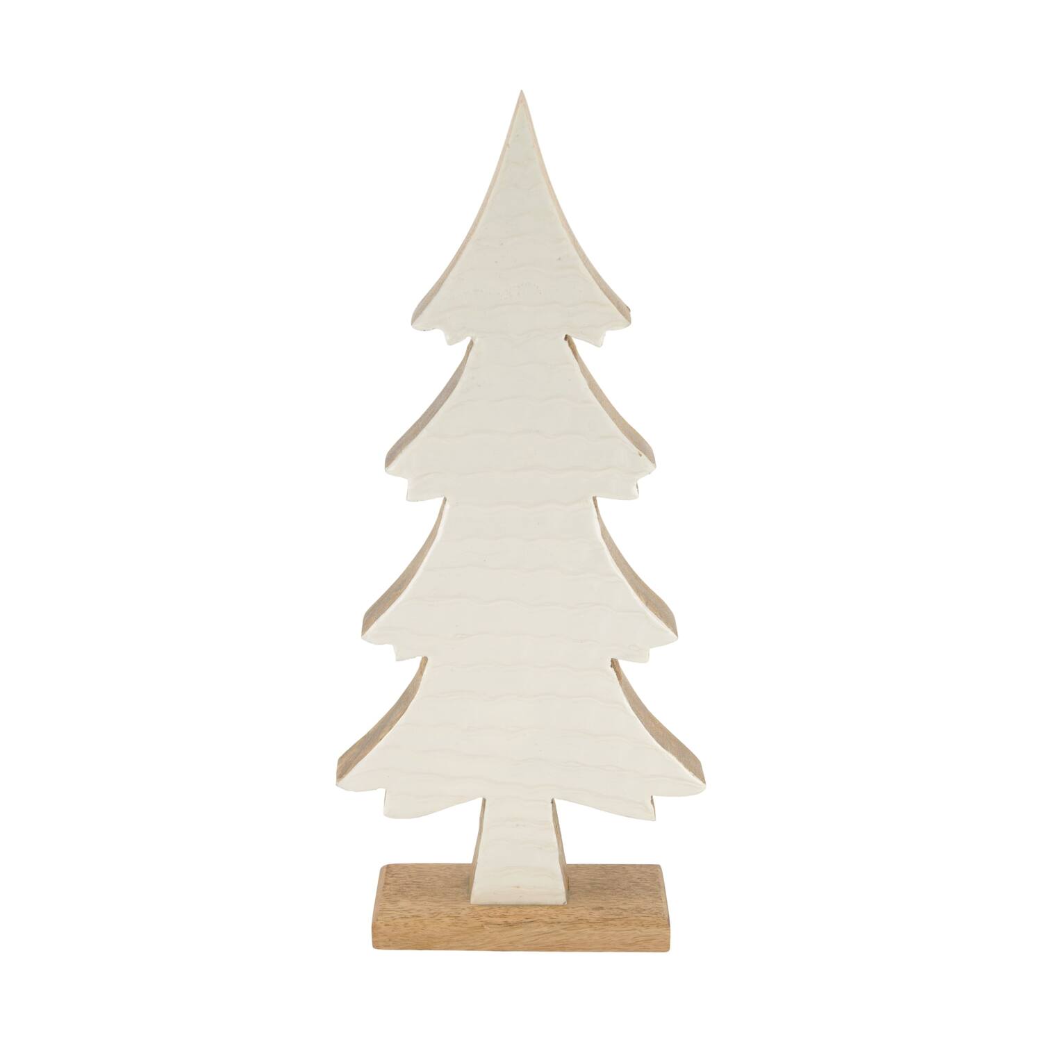 Statue tree mango wood 16.5x5x38cm