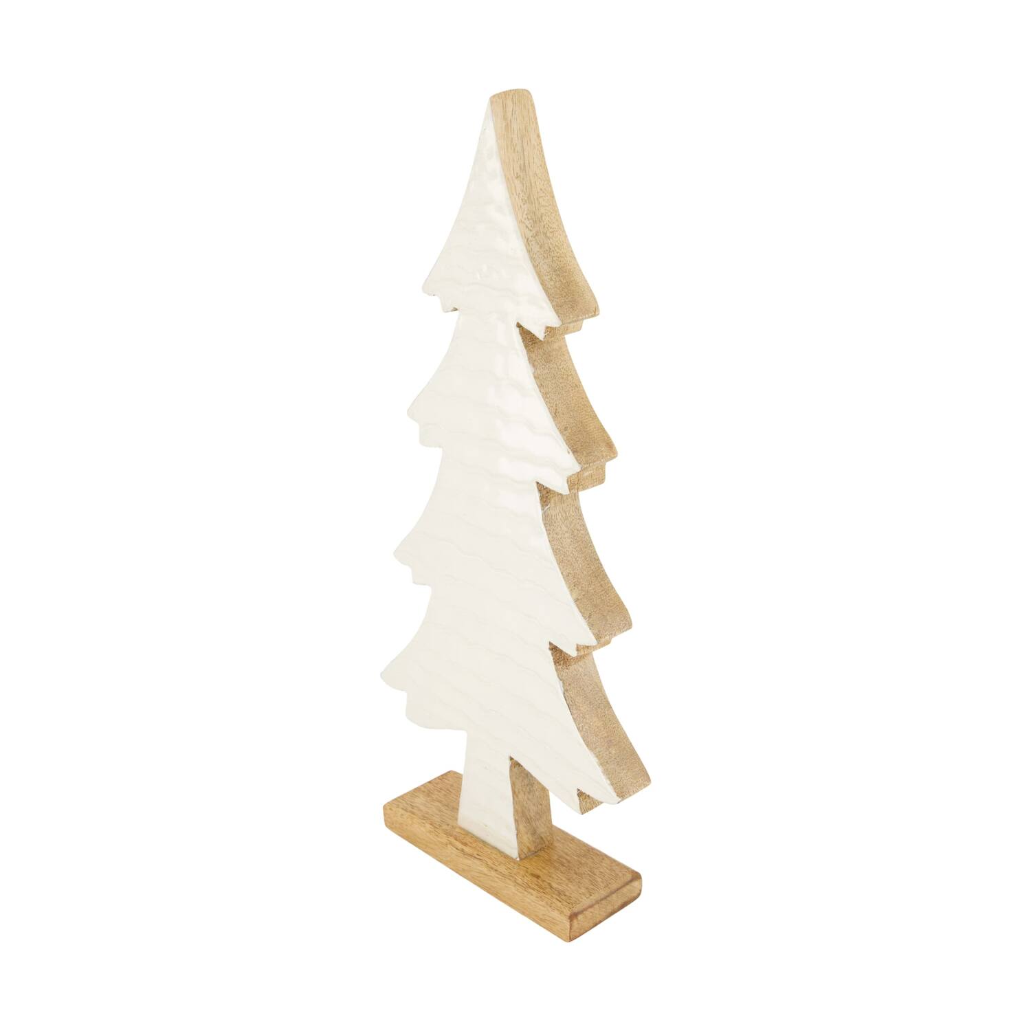 Statue tree mango wood 16.5x5x38cm