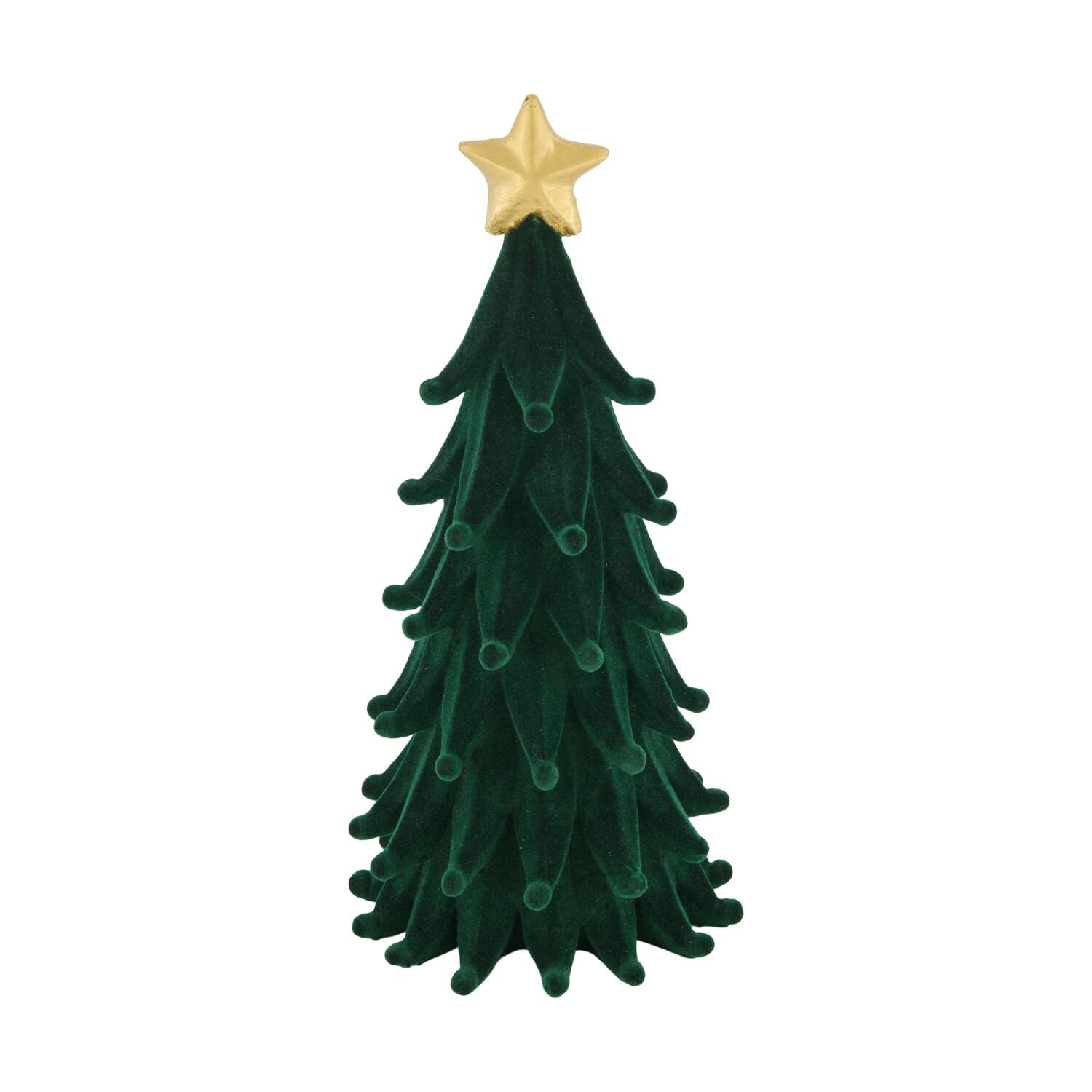 Statue tree polyresin 13x13x27.5cm - Green