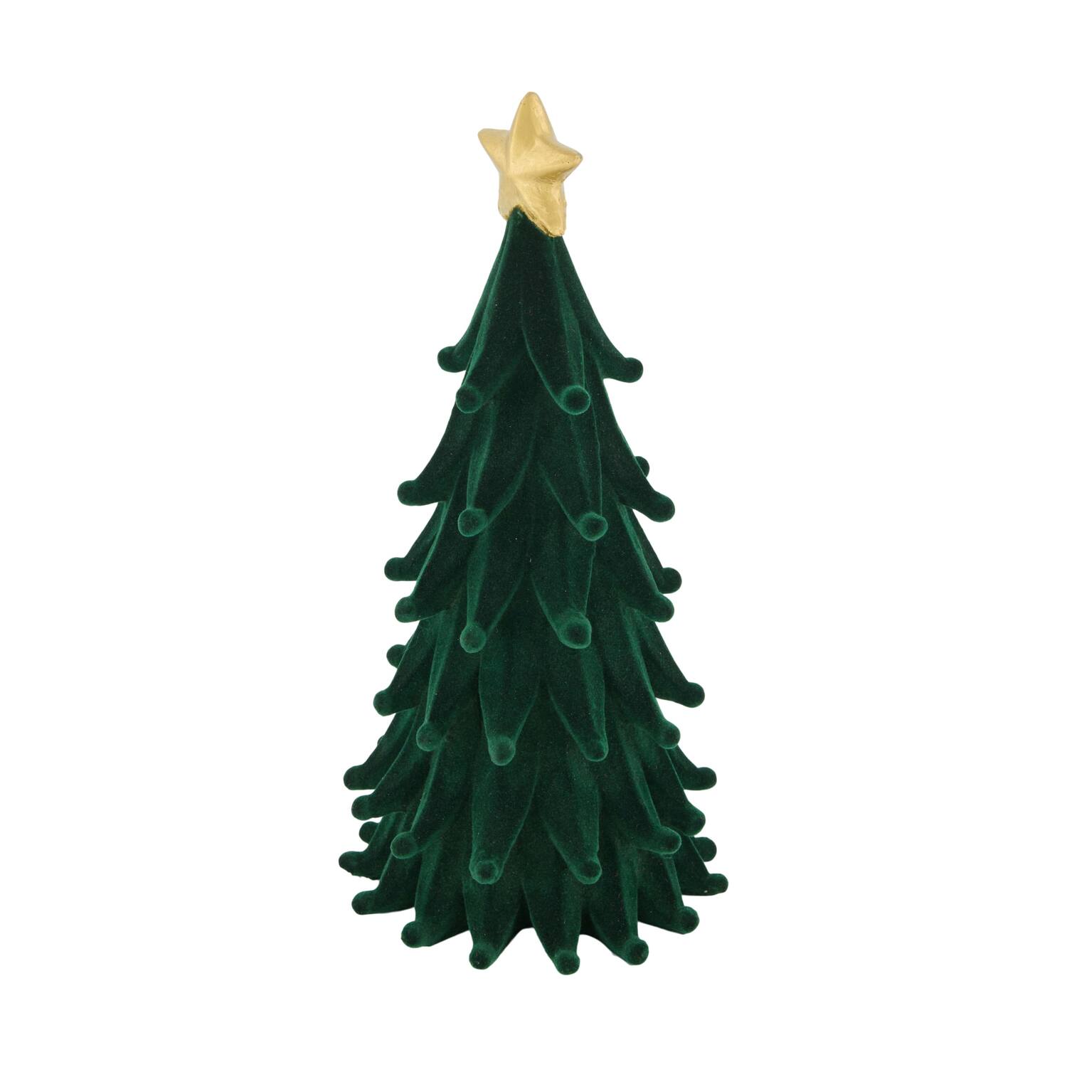 Statue tree polyresin 13x13x27.5cm - Green