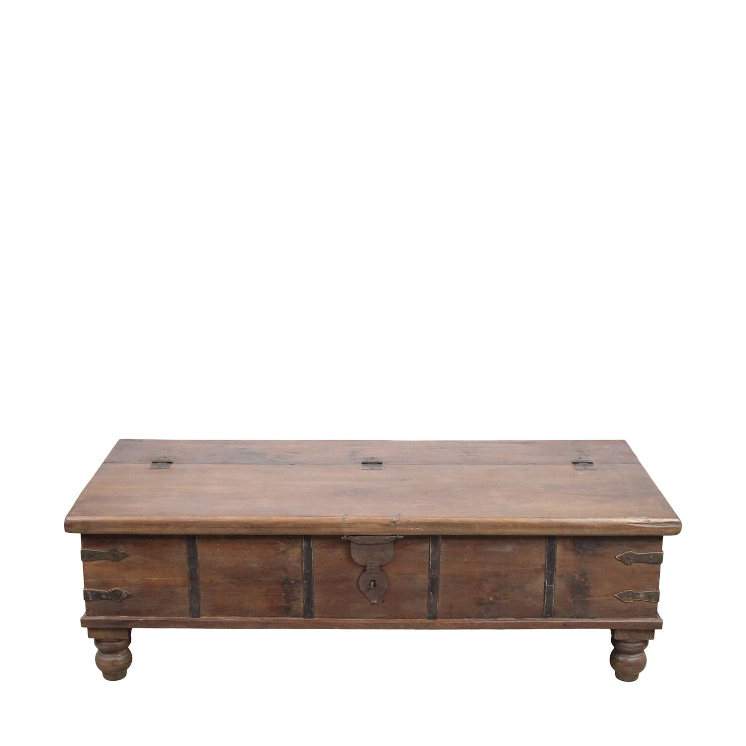 Table rectangular historic wood vintage 135x66x42cm - Multi